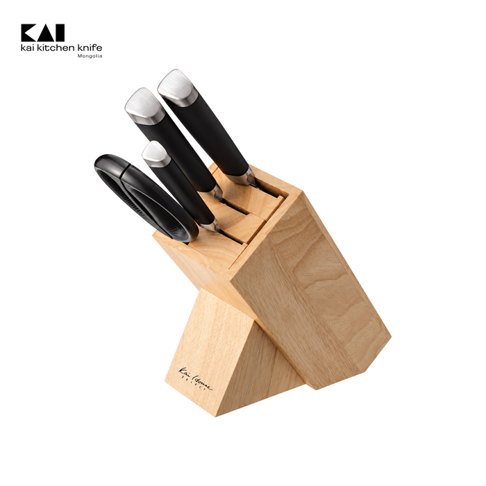 KHS Wooden Knife Block