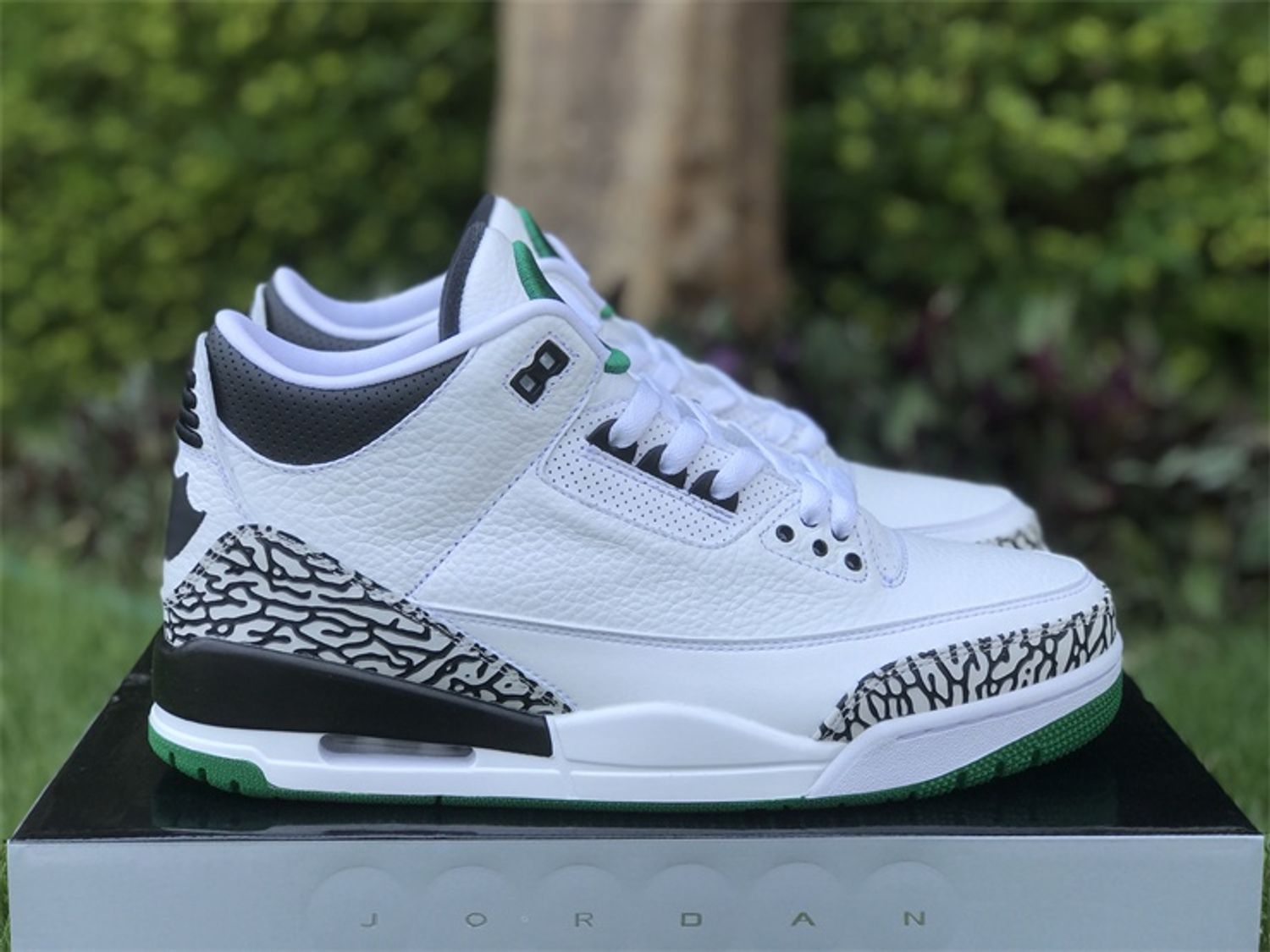 Jordan 3 Retro Oregon Ducks Pit Crew White 