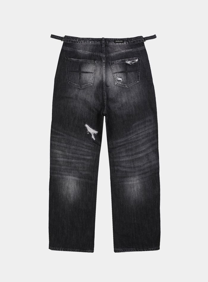 Daddy Baggy Jean - Black Fallout