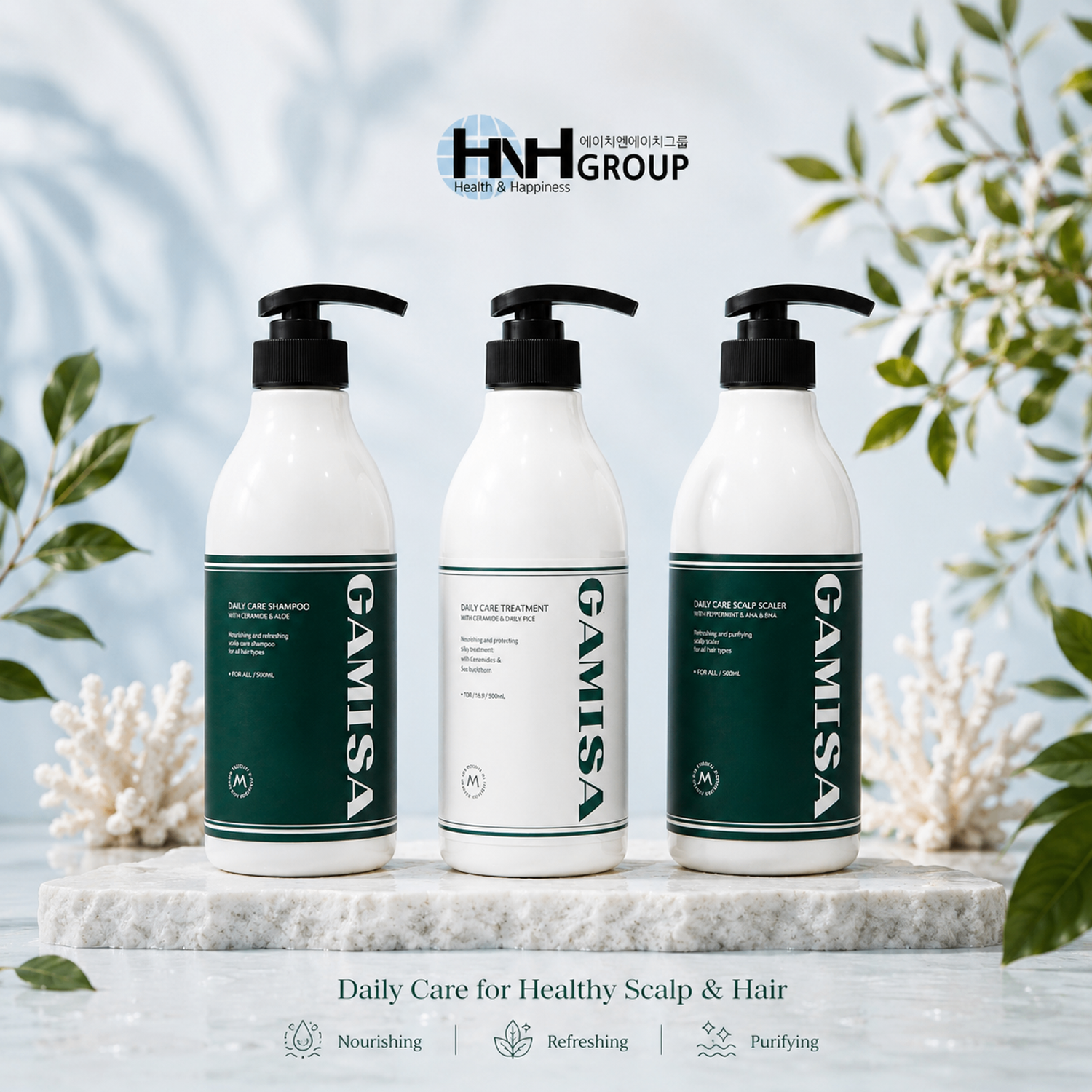 Gamisa Set /Daily Hair & Scalp Care/