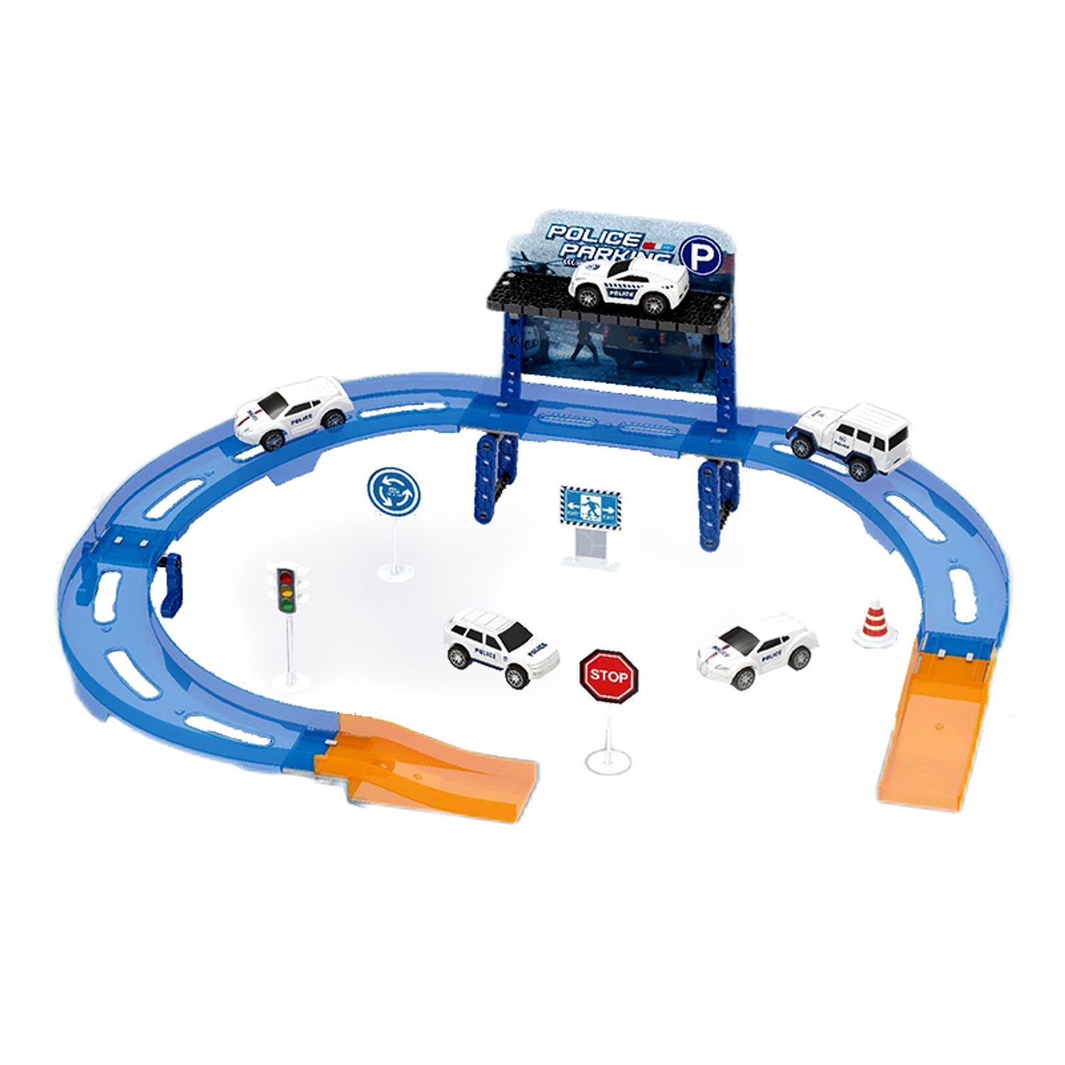 Police Series Track Parking