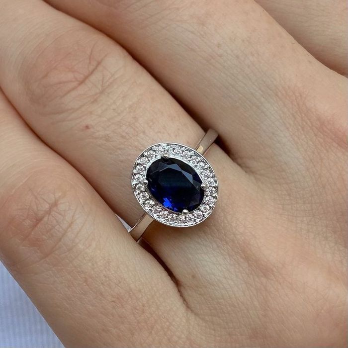 63211L Бөгж Pure 925AG RH Sapphire L