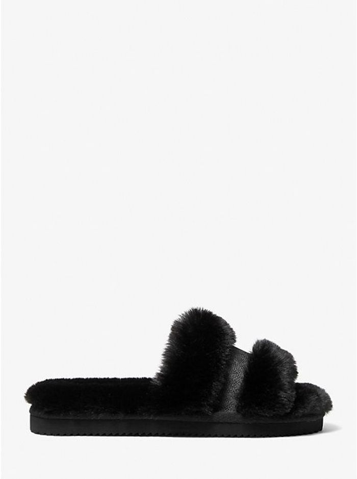 Scarlett Faux Fur Slide Sandal