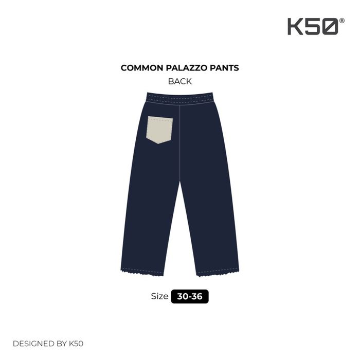 Common Palazzo Pants / Nvy Offw