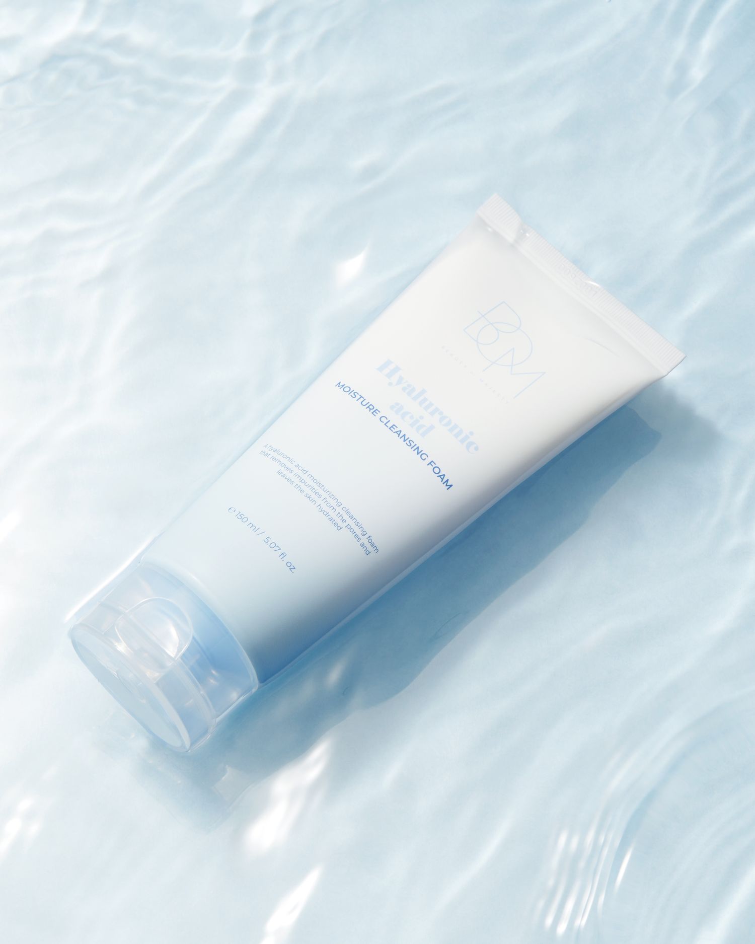 B.O.M Hyaluronic Acid Moisture  Cleansing Foam 