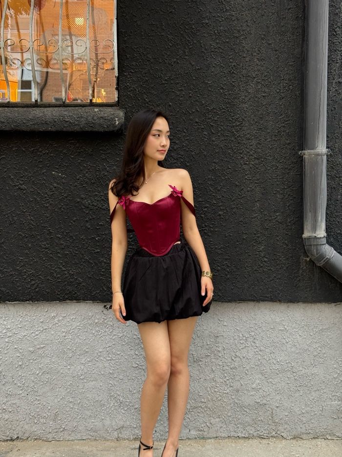 Burgundy Muse – Full Corset