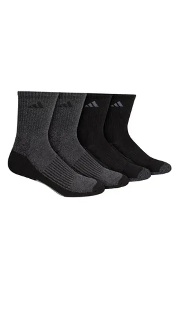 Adidas Men's High Quarter Sock, 4-pair
