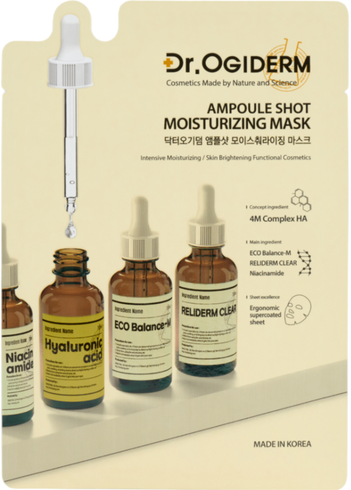 Dr.Ogiderm ampoule shot moisturizing mask 30ml