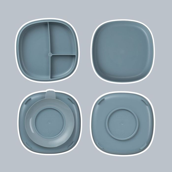 2 in 1 наалддаг таваг / 2 in 1 suction plate - ocean