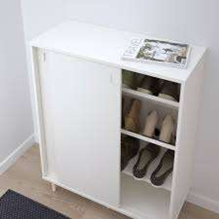 MACKAPÄR Гутлын шүүгээ 80x35x102 цагаан