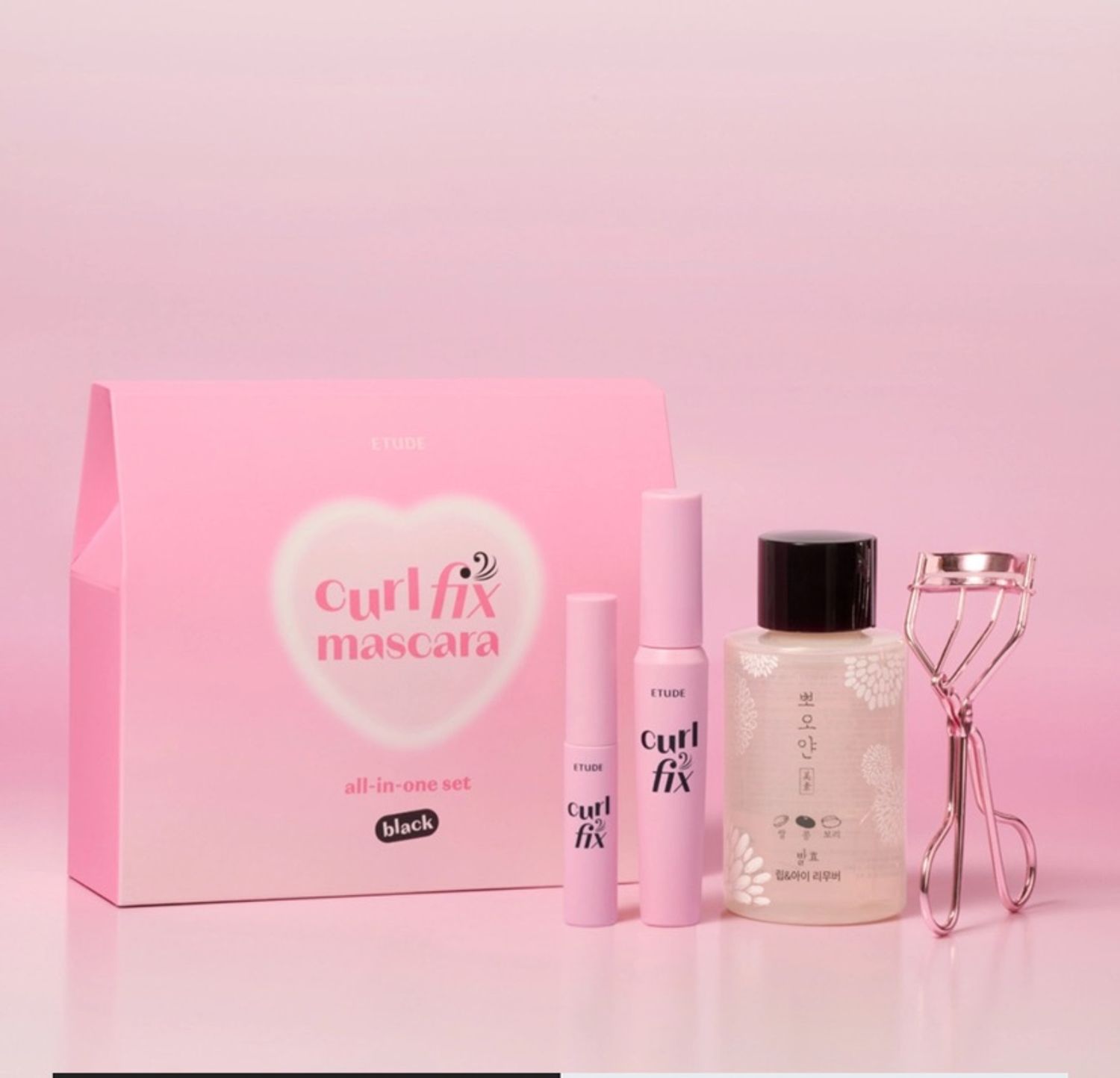 ETUDE CURL FIX MASCARA all-in-one set
