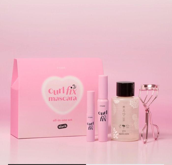 ETUDE CURL FIX MASCARA all-in-one set
