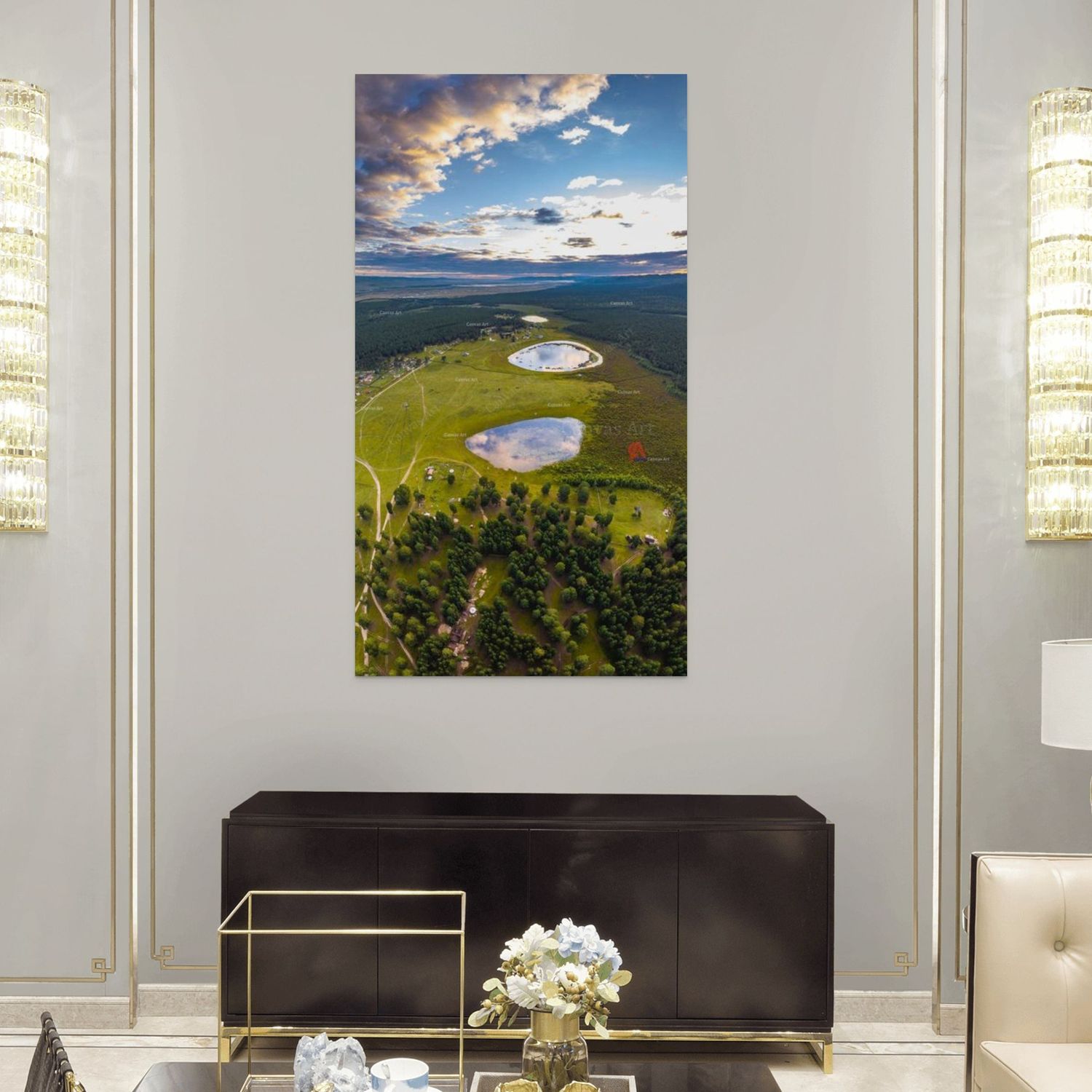 Гурван нуур 