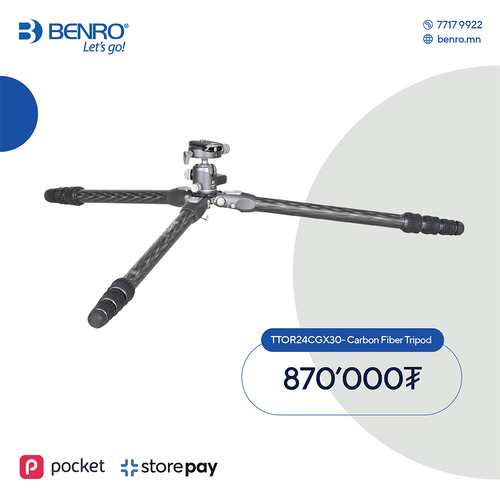 Камерын хөл, Tortoise series TTOR24CGX30 Camera tripod