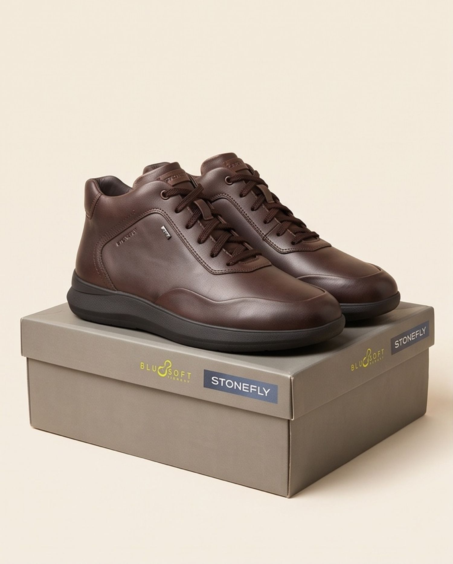 Stonefly brown leather