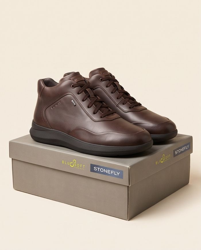 Stonefly brown leather