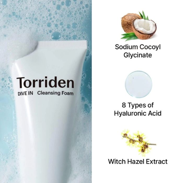 Torriden Dive In Cleansing foam 150мл