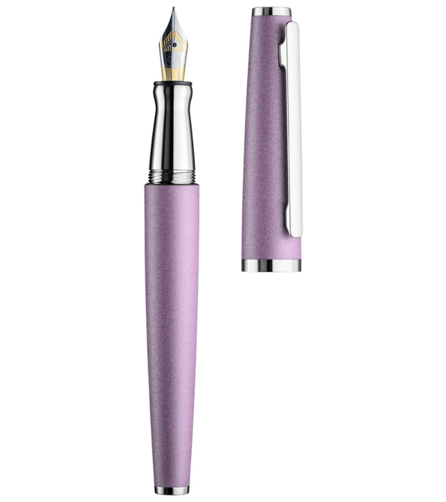 Otto-Hutt Design 06 Fountain pen M, lavender violet matt, fittings platinum plated