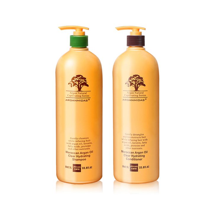 Arganmidas clear hydrating shampoo and conditioner 1000 ml