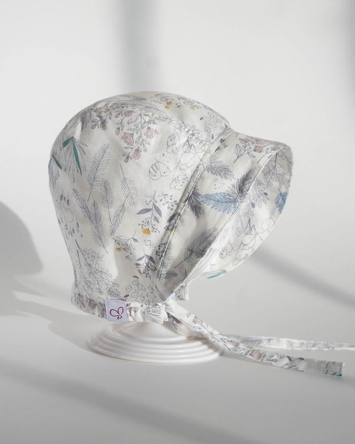 Brim bonnet Grey forest