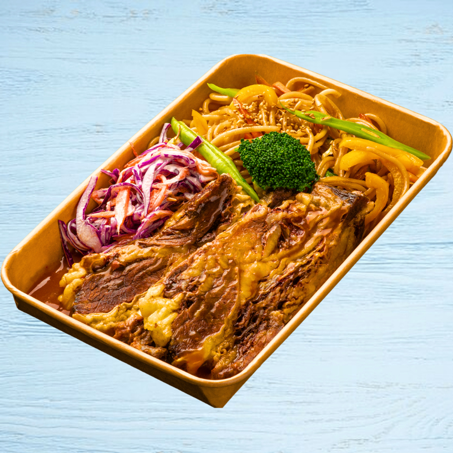Baked beef brisket
