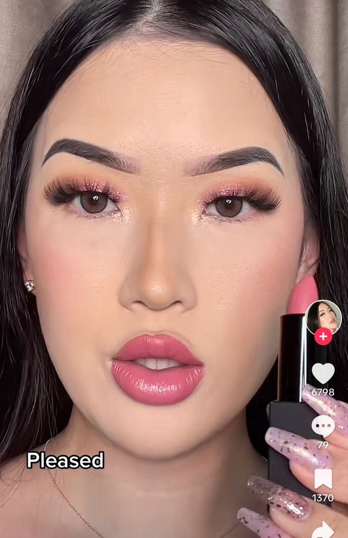 elf Satin lipstick Pleased 