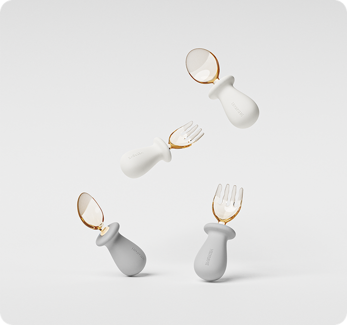 HEORSHE Tiny Spoon Fork | Халбага, сэрээ