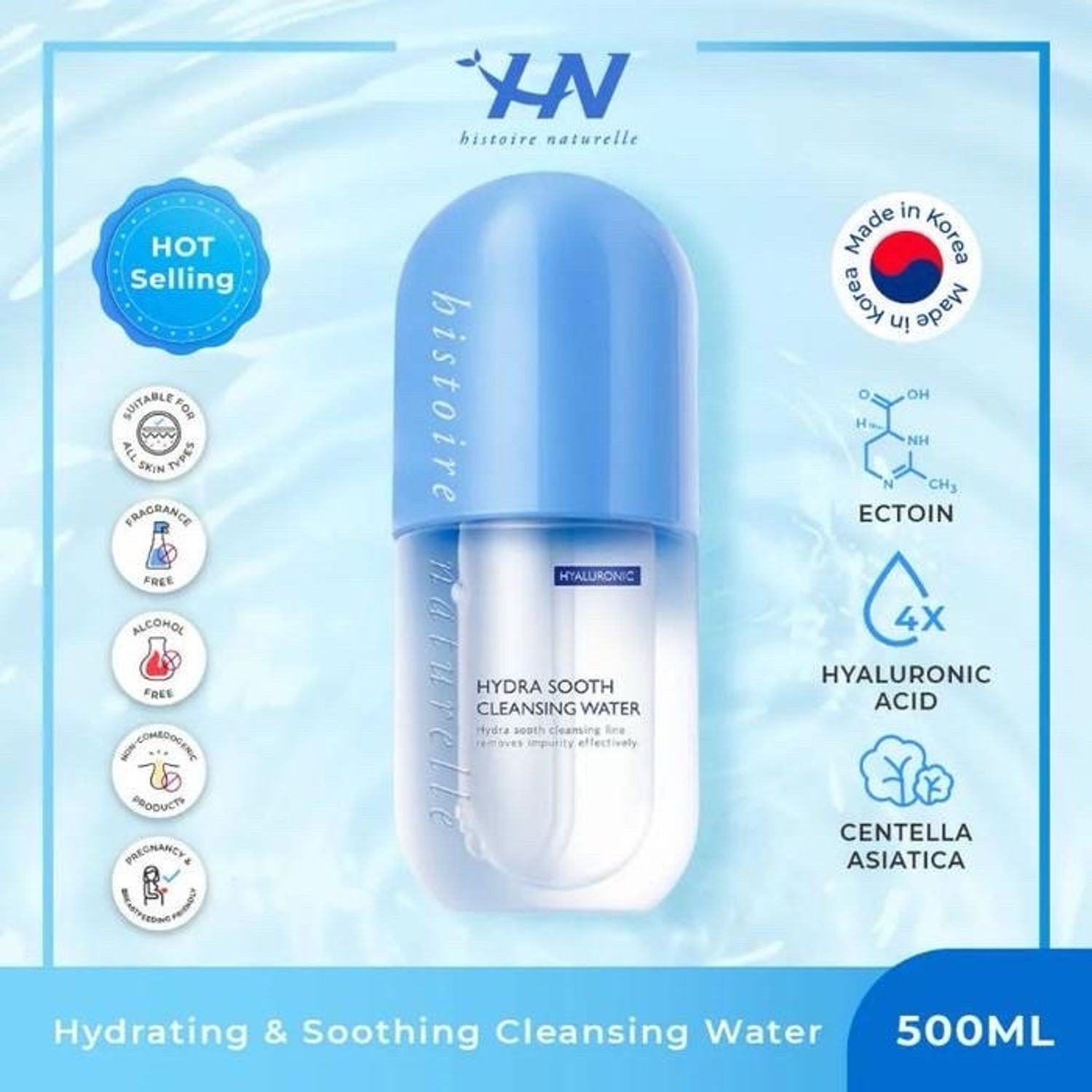 Hydro sooth cleansing water