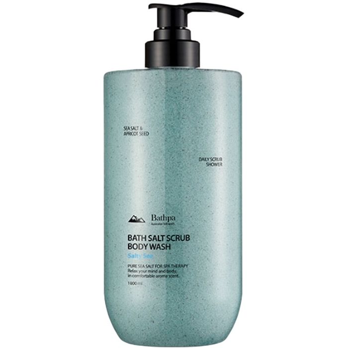 Bathpa Salt Scrub Body Wash Salty Sea 1000ml