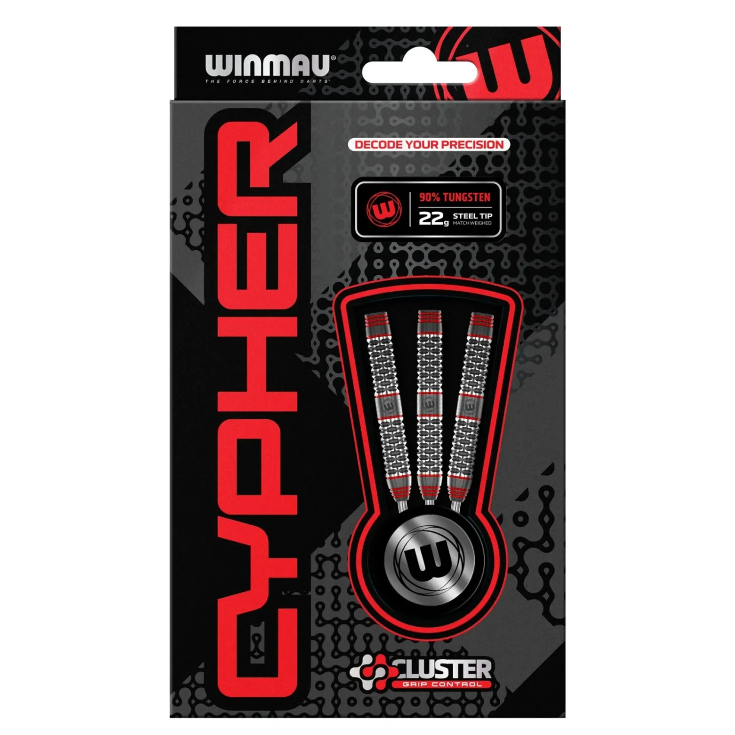 Winmau CYPHER Tungsten 90%