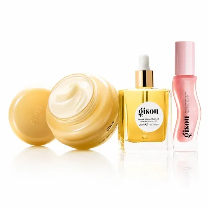 Gisou – Honey Glow Icons Hair & Lip Set