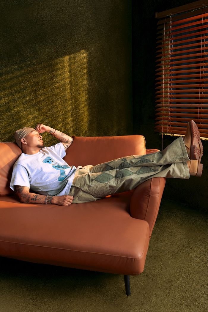 Argyle Relaxed Fit Khali Pants