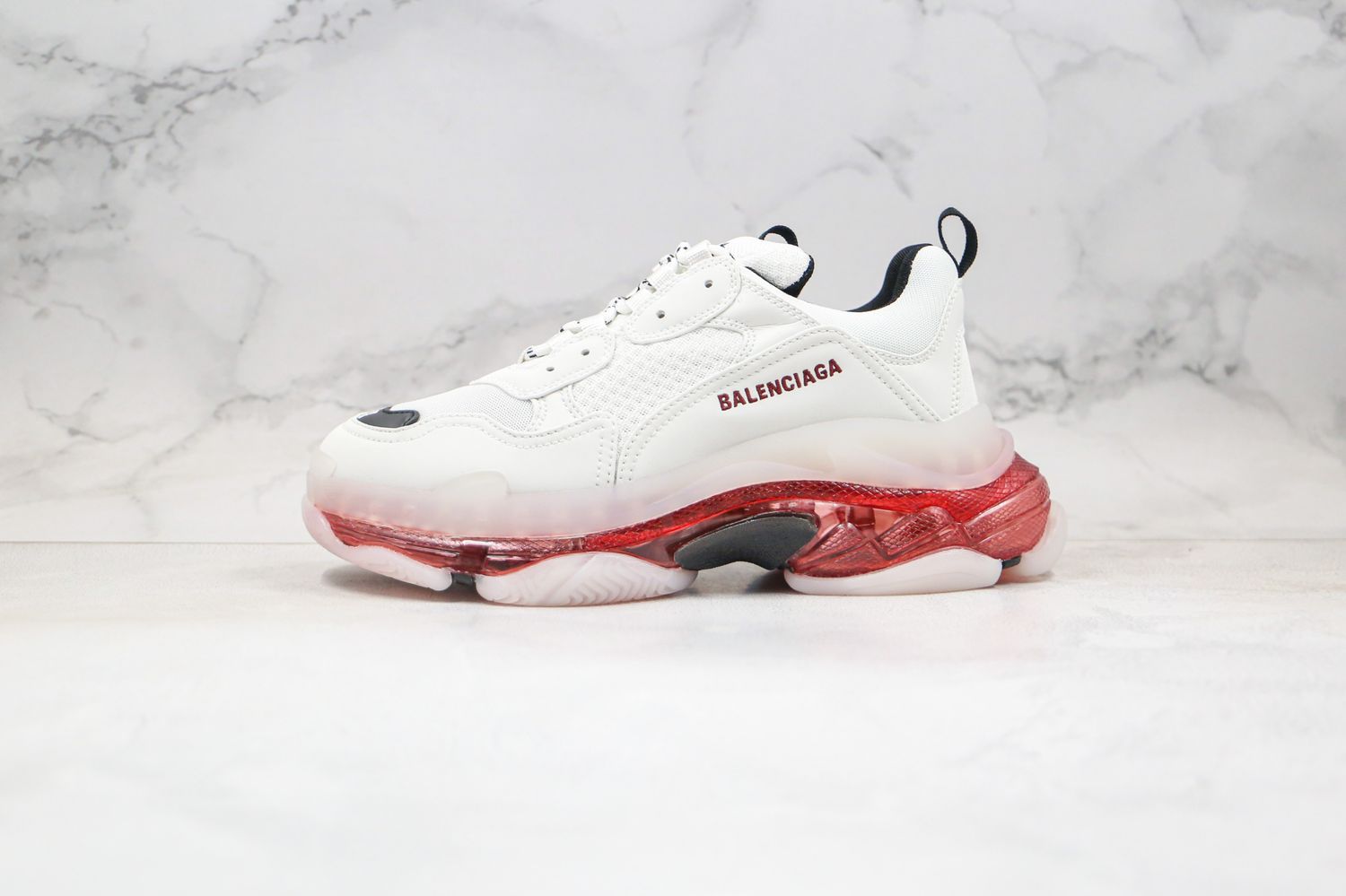 Balenciaga Triple S Milk White Black