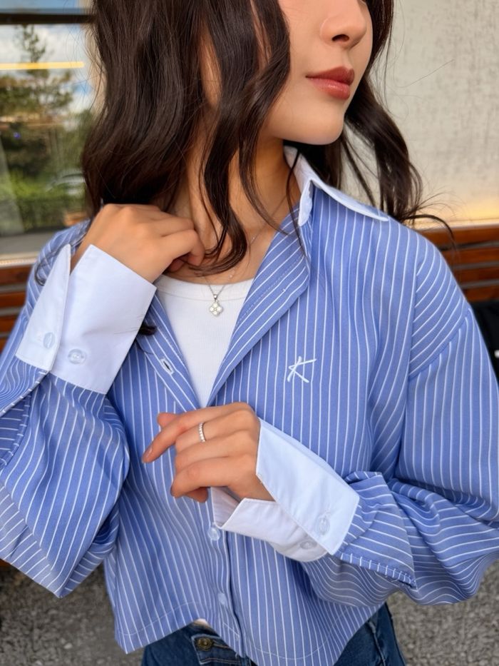 Striped shirt -Cropped 