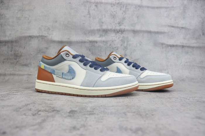 Jordan 1 Low SE Phantom Repaired Denim Swoosh