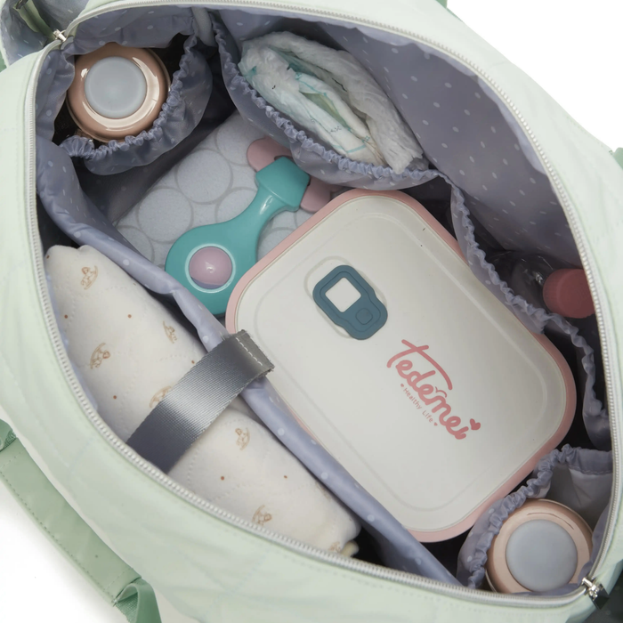 PELICARE - Mommy bag, Sage green
