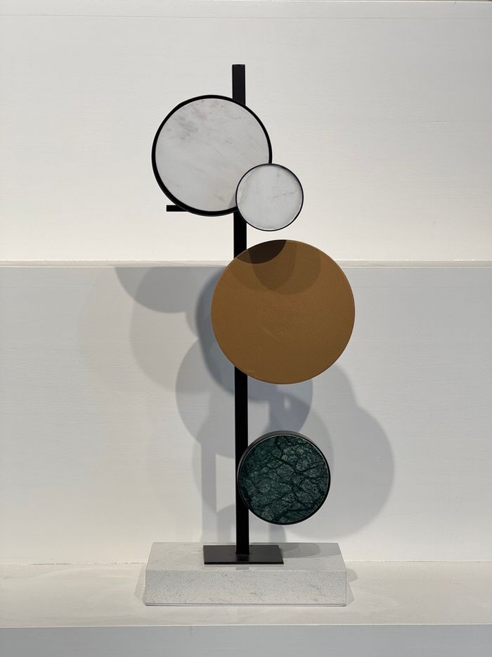 Abstract Circular Plate Decor