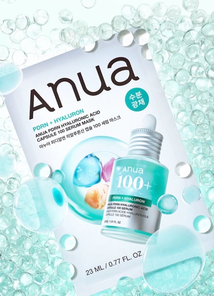 ANUA PDRN+HYALURONIC ACID CAPSULE 100 SERUM MASK 