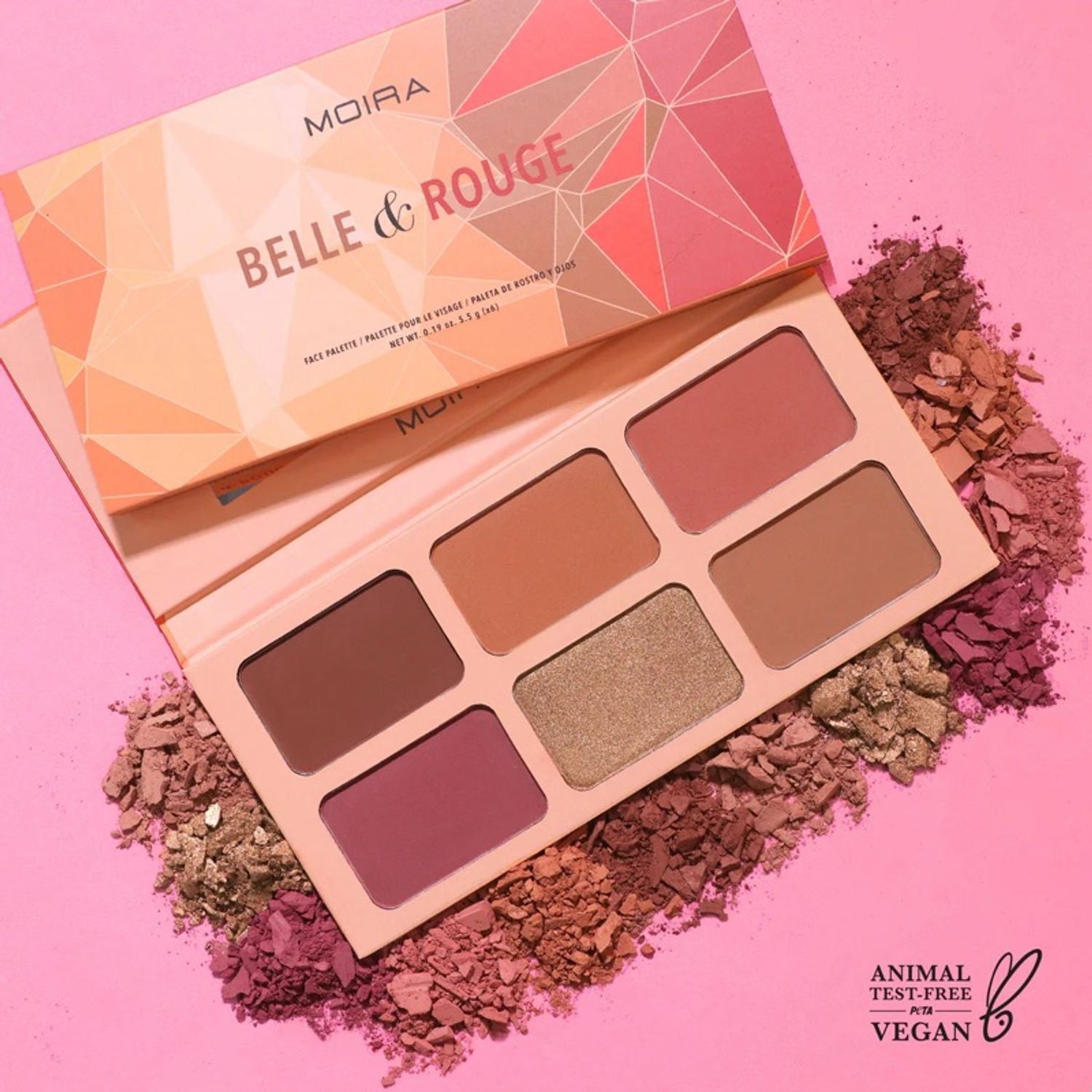 Moira bella rouge palette