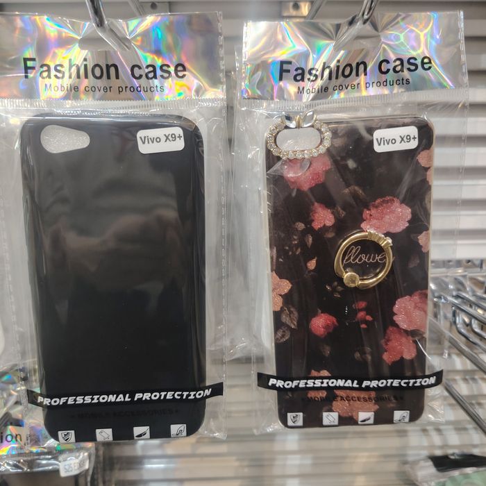 Vivo X9+ Хар & Зурагтай Кэйс