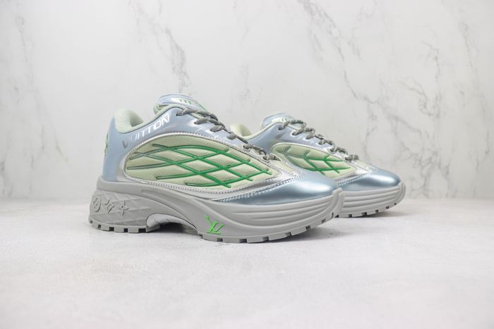 Louis Vuitton LV Discovery Lace Up «Silver Green»