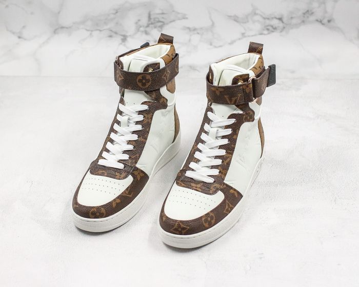(WMNS) LOUIS VUITTON LV Boombox Sports Boots White/Brown
