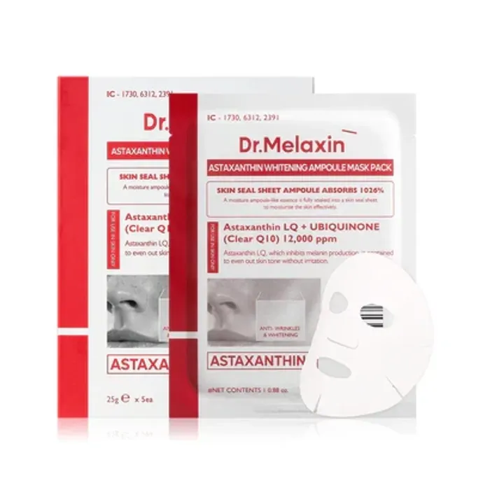 Dr.Melaxin Astaxanthin Whitening Ampoule Mask
