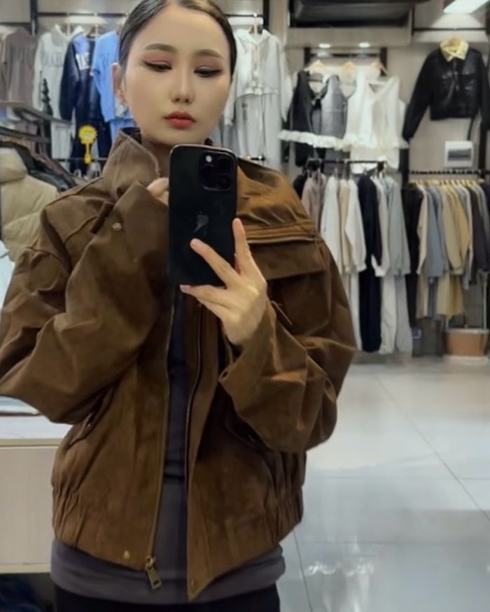 Өндөр захтай элгэн жакет 