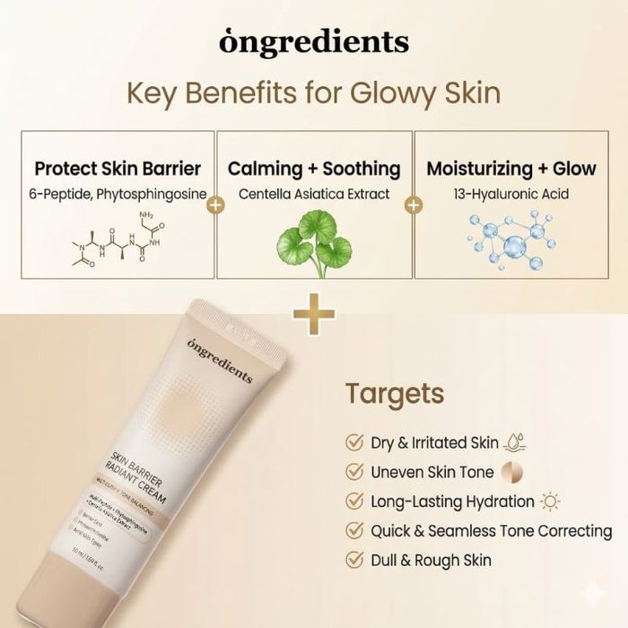 Ongredients Skin Barrier Radiant Cream 50ml
