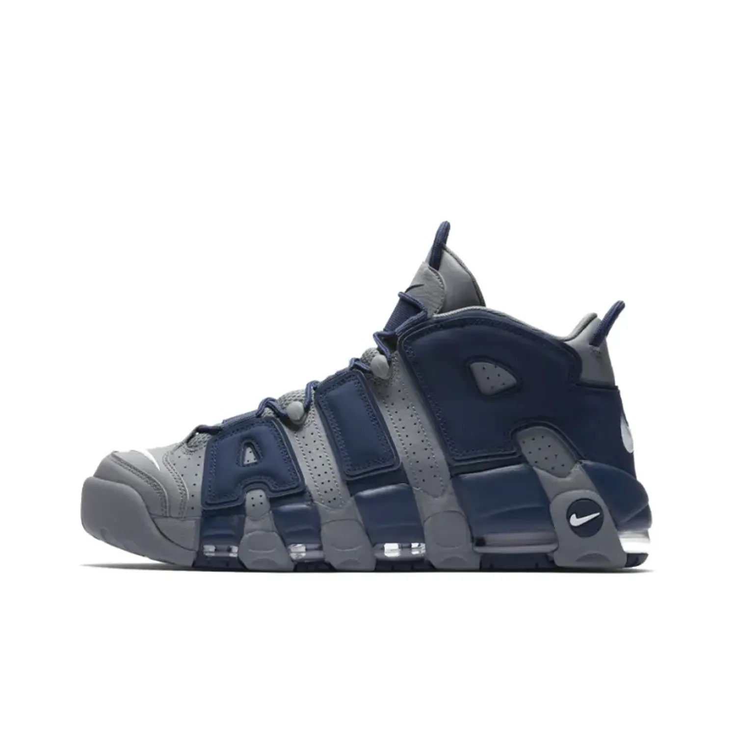 Nike Air More Uptempo Cool Grey Midnight Navy