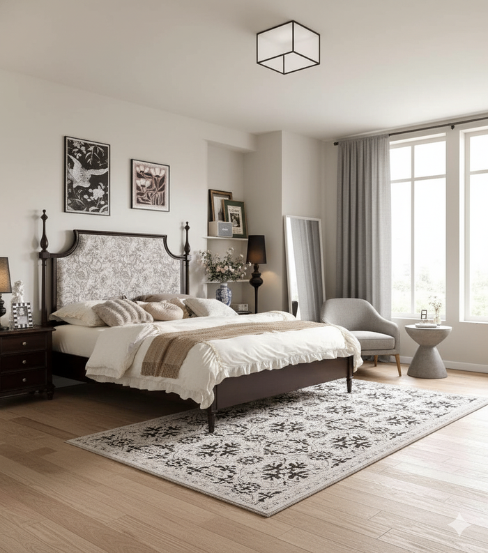 Хар бор модон оруулгатай ор