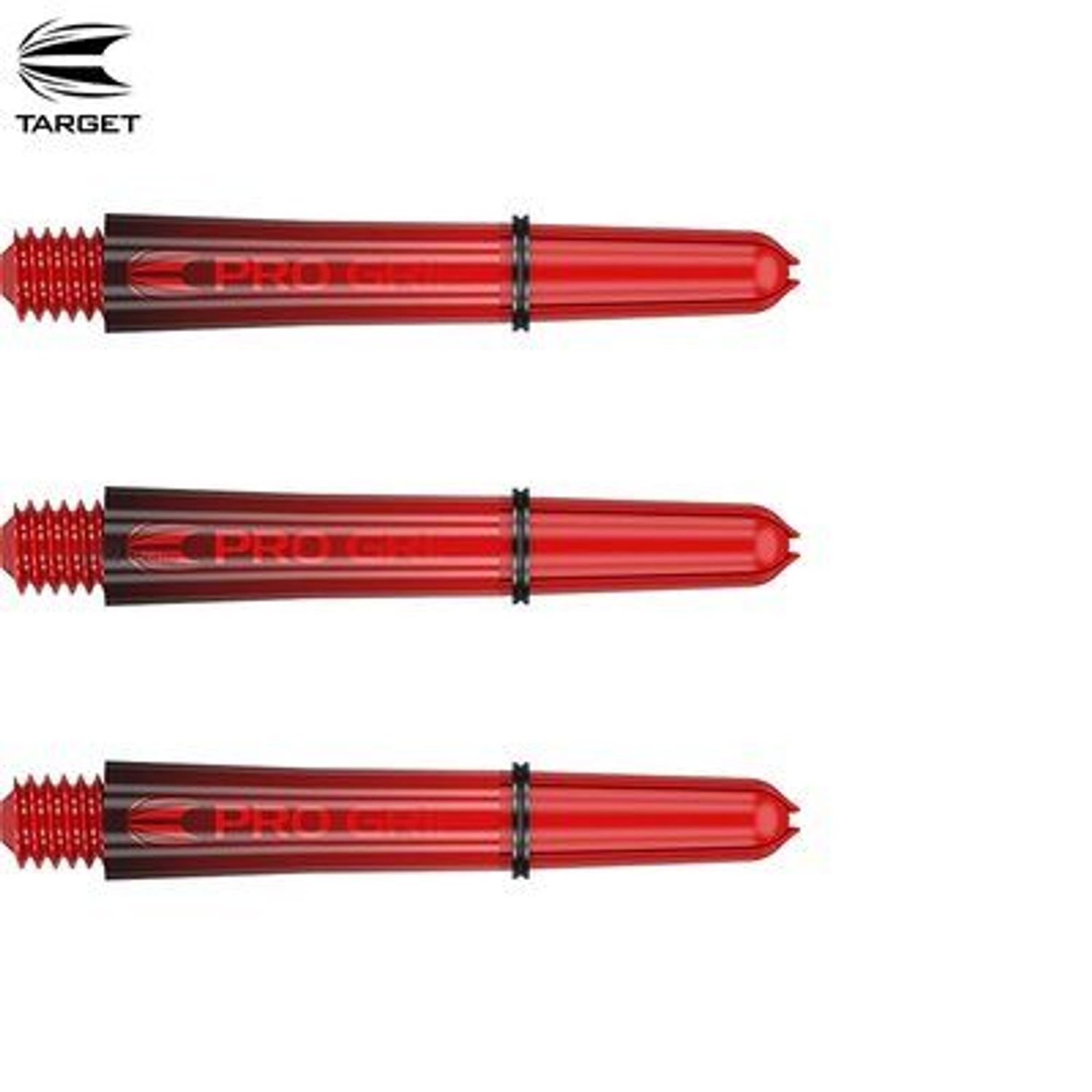 Target Pro Grip Sera Shafts - Black & Red