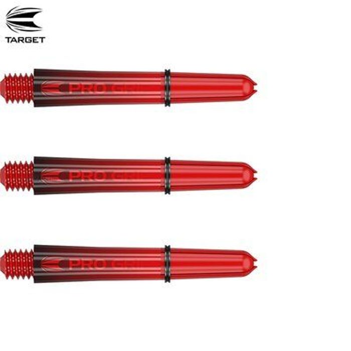 Target Pro Grip Sera Shafts - Black & Red