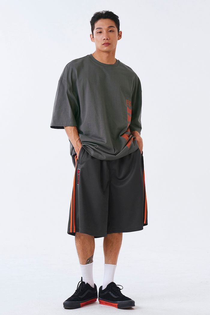 Giant Fit Mesh Bermuda Shorts